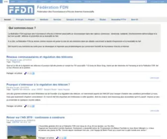 FFDN.org(Fédération FDN) Screenshot