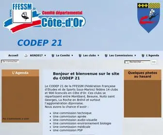 FFessm-Codep21.fr(CODEP 21) Screenshot