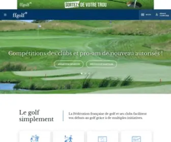 FFgolf.org(Fédération) Screenshot