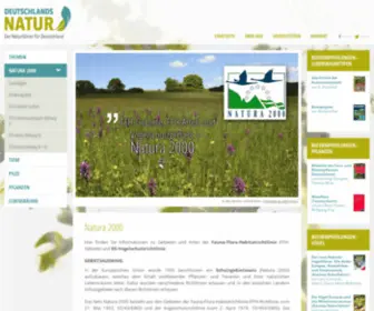 FFH-Gebiete.de(NaturaFFH-Gebiete, Vogelschutzgebiete und FFH-Arten in Deutschland) Screenshot