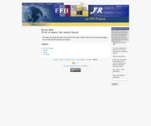 FFii.fr(Brevets logiciels) Screenshot