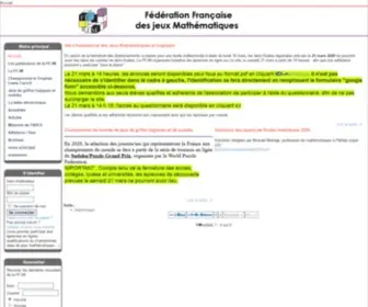 FFJM.org(Jeux mathématiques) Screenshot