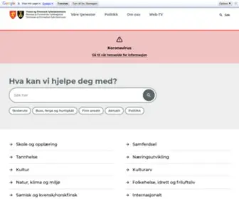 FFK.no(Finnmark fylkeskommune) Screenshot