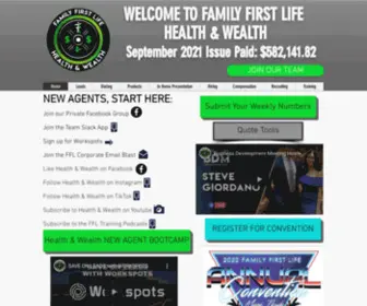 FFlhealthandwealth.com(Family First Life) Screenshot