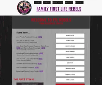 FFlrebels.com(Family First Life Rebels) Screenshot