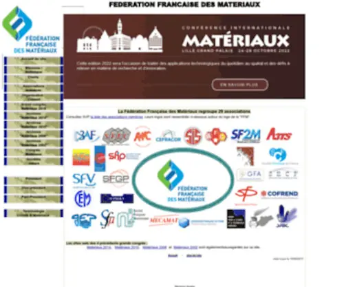 FFmateriaux.org(Fédération Française des Matériaux) Screenshot