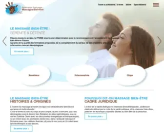 FFmbe.fr(Fédération française de Massages Bien) Screenshot