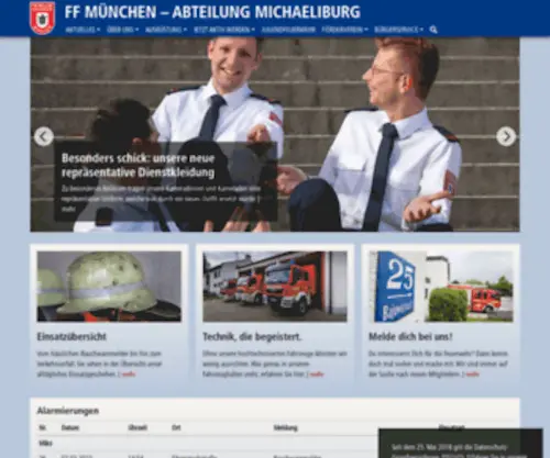 FFmichaeliburg.de(FF München) Screenshot