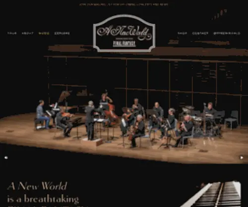 FFnewworld.com(The producers of the live orchestra performance phenomenon Distant Worlds) Screenshot