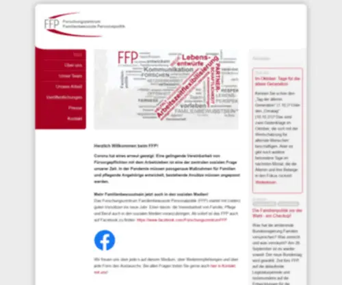 FFP.de(Forschungszentrum Familienbewusste Personalpolitik) Screenshot