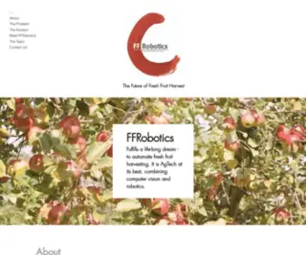 FFrobotics.com(Agtech) Screenshot