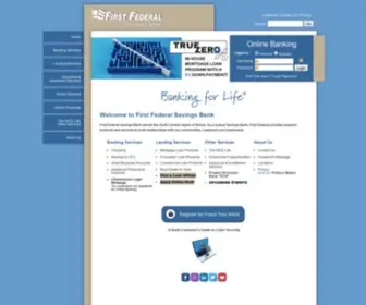 FFSbweb.com(First Federal Savings Bank) Screenshot