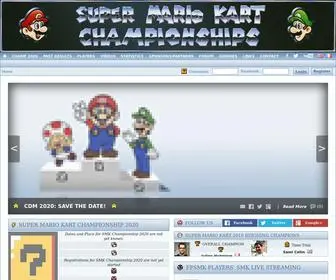 FFSMK.org(Super Mario Kart Championships) Screenshot