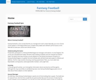 FFspin.com(Your Choice in Fantasy Football) Screenshot