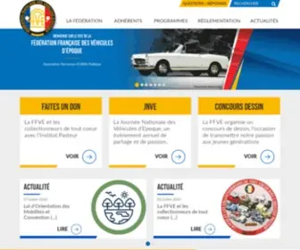 FFve.org(Fédération Française des Véhicules d'Époque) Screenshot