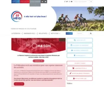 FFvelo.fr(Fédération française de cyclotourisme) Screenshot
