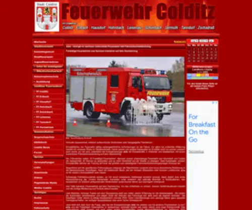 FFW-Colditz.de(Feuerwehr Colditz) Screenshot