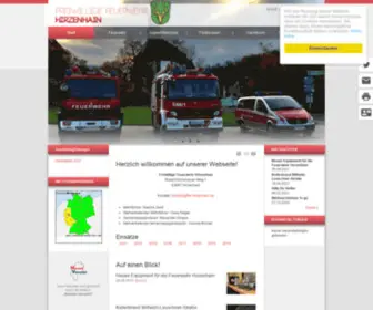 FFW-Hirzenhain.de(Freiwillige Feuerwehr Hirzenhain) Screenshot