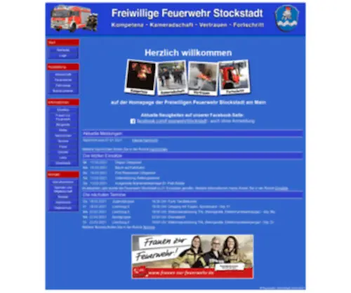 FFW-Stockstadt.de(Feuerwehr Stockstadt) Screenshot