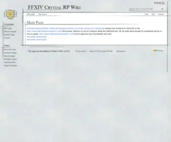 FFxiv-CRYstal-Wiki.com(FFxiv CRYstal Wiki) Screenshot