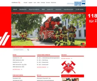 FFZ.ch(Freiwillige Feuerwehr Zug Online) Screenshot
