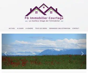 FG-Immobilier.ch(Immobilier) Screenshot