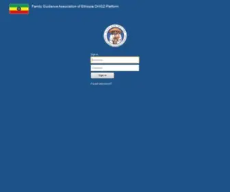 Fgaedhis2.org(Family Guidance Association of Ethiopia DHIS2 Platform) Screenshot