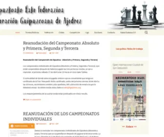 Fgajedrez.org(Federación) Screenshot