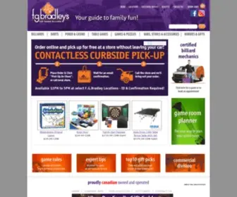 FGbradleys.com(Pool tables) Screenshot