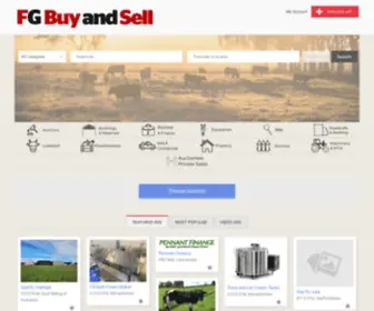 Fgbuyandsell.com(Farmers Guardian Online Classifieds Ads) Screenshot