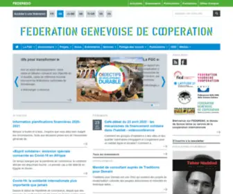 FGC.ch(Fédération genevoise de coopération) Screenshot