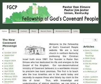 FGCP.org(The Fellowship of God's Covenant People) Screenshot