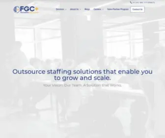 FGCplus.com(Outsourcing Solutions) Screenshot