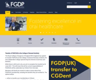 FGDP.org.uk(Faculty of General Dental Practice (UK)) Screenshot