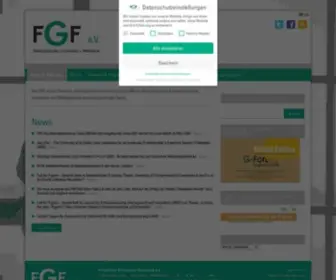 FGF-EV.de(Förderkreis Gründungs) Screenshot