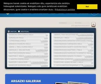 FGF-GFF.org(Gipuzkoako Futbol Federazioa) Screenshot