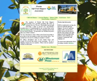 FGfsa.com(Florida Gift Fruit Shippers Asso) Screenshot