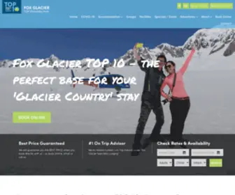 FGHP.co.nz(Fox Glacier TOP 10 Holiday Park) Screenshot