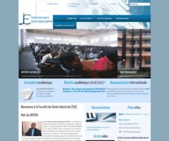Fgi-UD.org(Bienvenue sur le site de la Faculté de Génie Industriel (FGI)) Screenshot