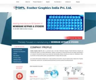 Fgipl.com(Membrane Keyboards Manufacturers) Screenshot