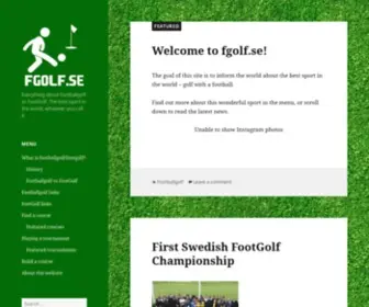 Fgolf.se(Fgolf) Screenshot