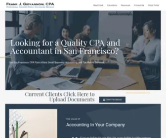 FgsanfranciscocPas.com(Professional Certified Public Accounting Services) Screenshot