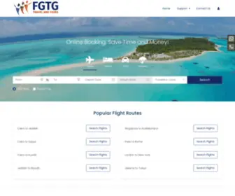 FGTGtravelandtours.com(Cheapest Flight) Screenshot