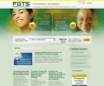 FGTS.gov.br(O site oficial do Fundo de Garantia do Tempo de Serviço) Screenshot
