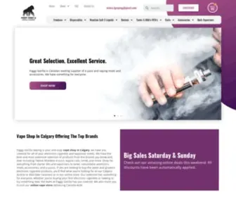 Fgvaping.com(Foggy Gorilla Vaping) Screenshot