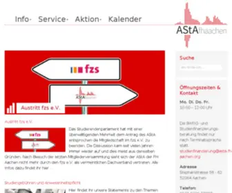 FH-AAchen.org(AStA der FH Aachen) Screenshot