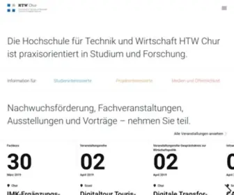 FH-HTWchur.ch(HTW Chur) Screenshot