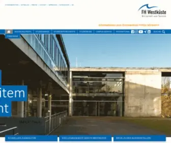 FH-Westkueste.de(Fachhochschule) Screenshot