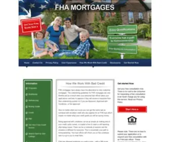 Fhamortgage.org(FHA Mortgage) Screenshot