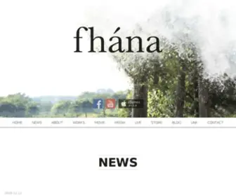 Fhana.jp(Official website of fhána) Screenshot